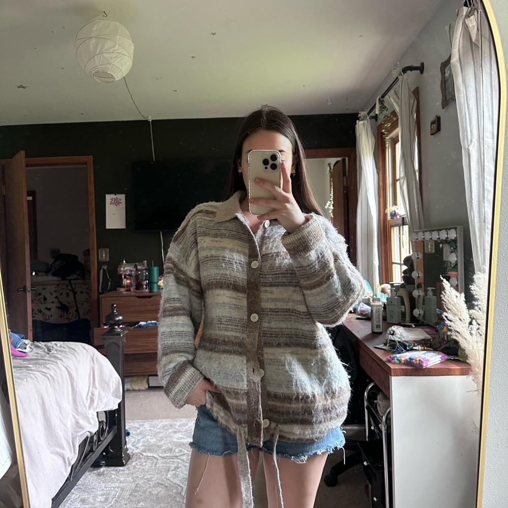 Cozy Striped Women's Sweater